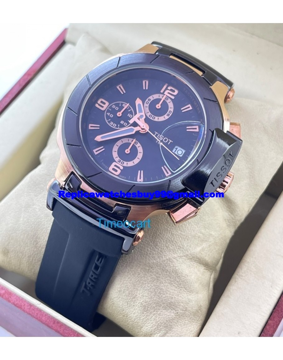 Tissot T - Race Moto GP Edition Black Rubber Strap Watch