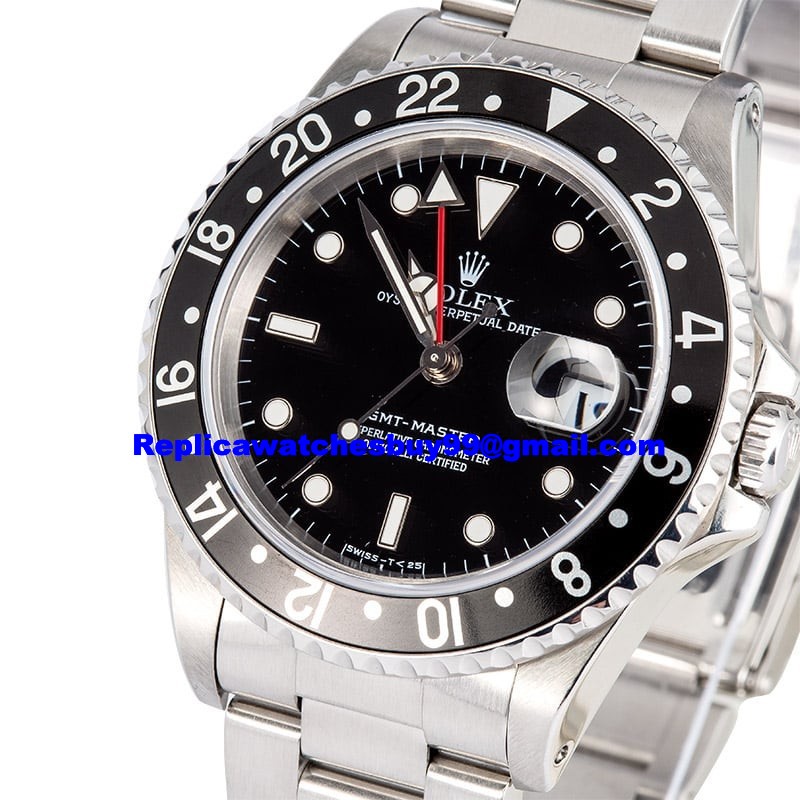 GMT-Master Rolex 16700 Black Bezel Watch WE00654